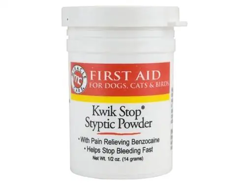 Kwik Stop Styptic Powder (noodhulp vir honde, katte en voëls)