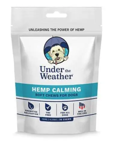 Under the Weather Hennep Calming Soft Chews Dog