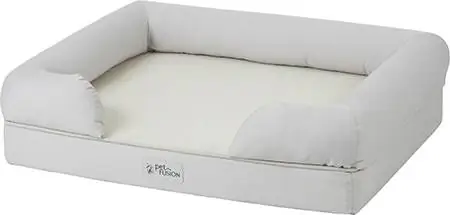 PetFusion Memory Foam Bolster Cat Bed