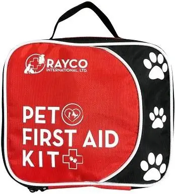 4Pet First Aid Kit مع طوق أمان LED