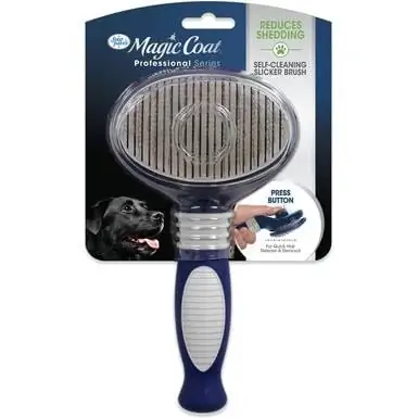 Four Paws Magic Coat Professional Series Bàn chải chó tự làm sạch Slicker