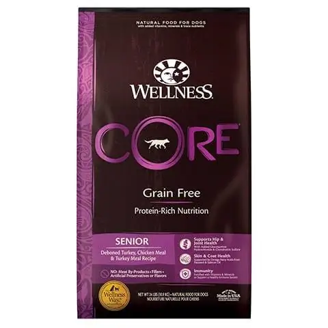 Wellness CORE Ricetta di tacchino disossato senior senza cereali