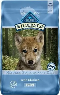 3Blue Buffalo Wilderness Puppy Chicken Recipe Cibo secco per cani senza cereali