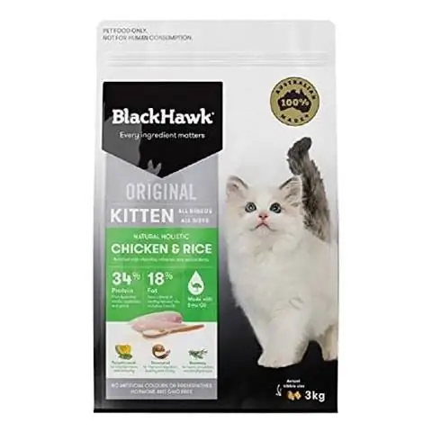 Makanan Anak Kucing Black Hawk Chicken & Rice