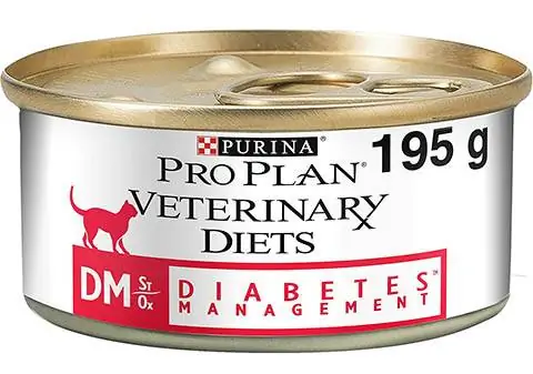 Purina Pro Plan Vet Diet DM Alimento enlatado para gatos