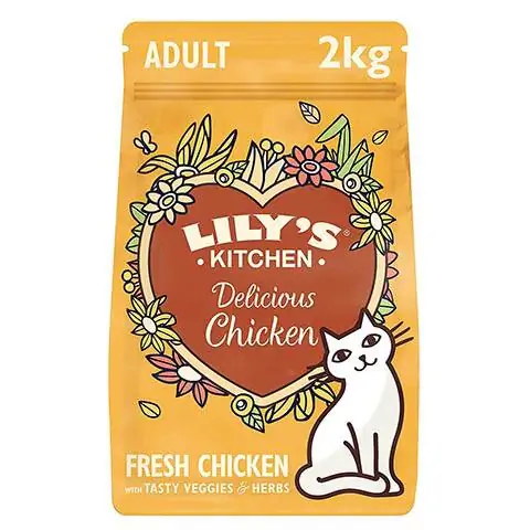 Lily's Kitchen Chicken Casserole Complete Adult Dry Cat Food