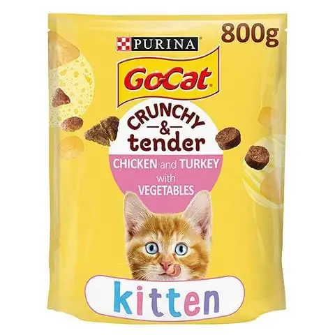 Comida seca para gatos Go-Cat Crunchy & Tender Kitten