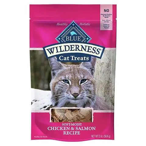 Blue Buffalo Wilderness Chicken & Salmon Grain Free Cat Treats