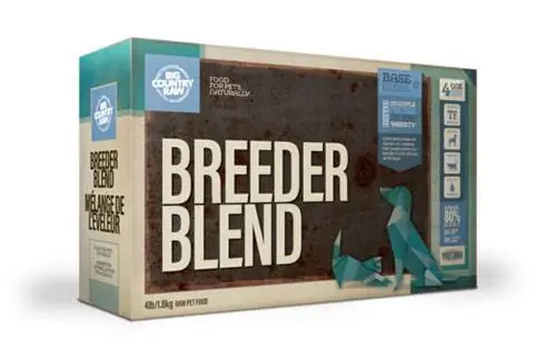 Big Country Raw Dog Food Breeder Blend Tovuq