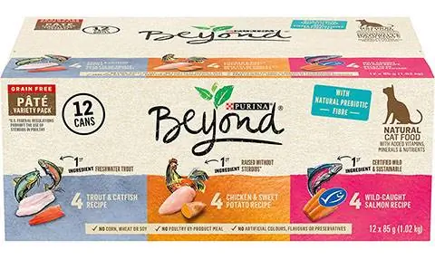 Beyond Grain Free Variety Pack консерваланган мышык тамактары