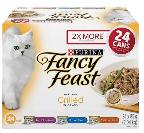 Fancy Feast våt kattemat, grillet variantpakke