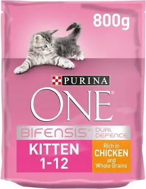 Purina One Kitten Chicken & Rice мысық тағамы