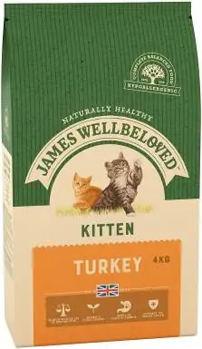 Alimento seco completo para gatitos James Wellbeloved