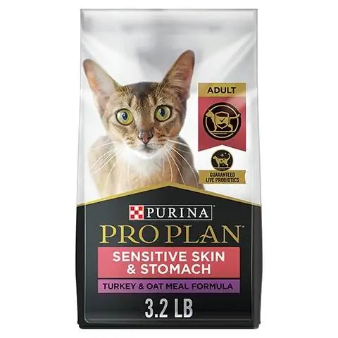 Purina Pro Plan Focus Trockenfutter für Katzen mit empfindlicher Haut und Magen