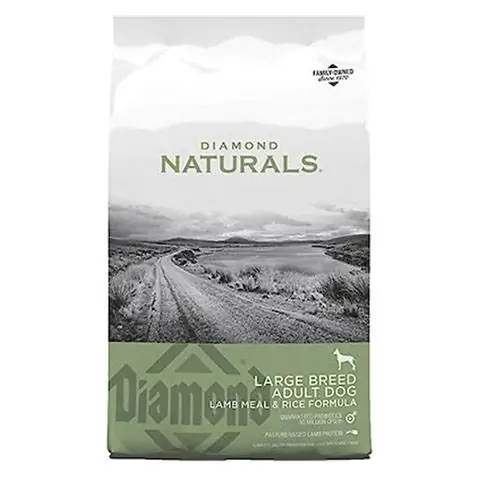 Diamond Naturals Trockenfutter für ausgewachsene Hunde mit Lammmehl und Reisformel für große Rassen