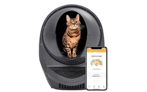 Caixa para gato autolimpante habilitada para Wi-Fi Whisker Litter-Robot (2)