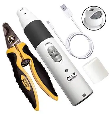 Pet Republique Cordless Dog & Cat Nail Grinder & Nail Clippers