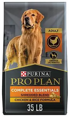 Purina Pro Plan жоғары ақуызды ұсақталған тауық пен күріш қоспасы формуласы