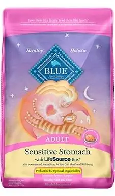 Blue Buffalo Sensitive Stomach Chicken Recipe Adult Dry Cat Food