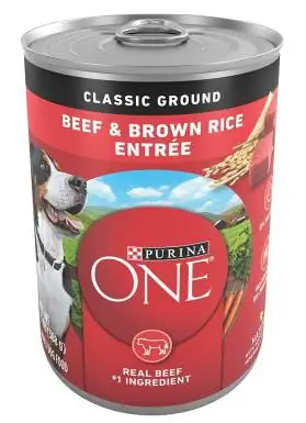 Purina ONE SmartBlend Natural Classic Hackfleisch und brauner Reis