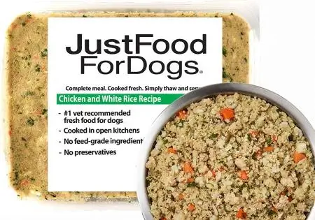 JustFoodForDogs ताजा जमे हुए कुत्ते का भोजन