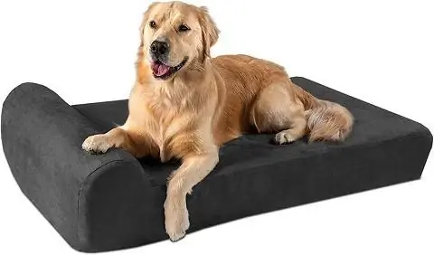 Loj Barker Pillow Sab saum toj Orthopedic Dog txaj