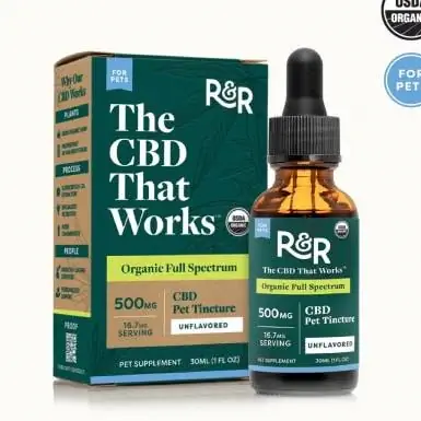 R&R CBD পোষা প্রাণীর টিংচার