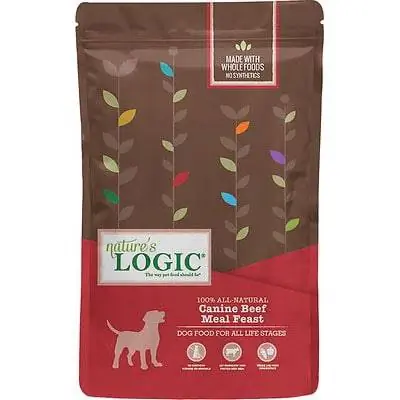 Nourriture sèche pour chiens Nature's Logic Canine Beef Meal Feast Toutes les étapes de la vie