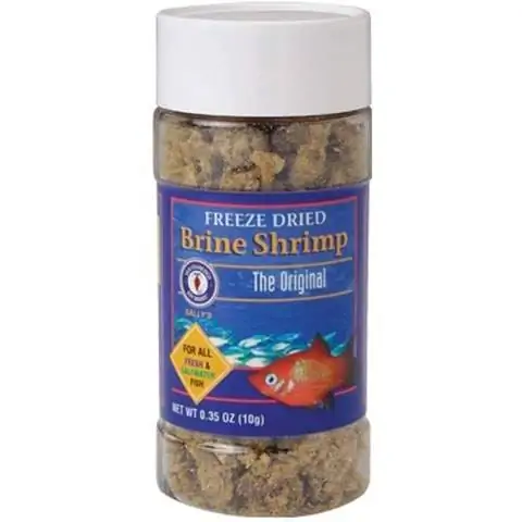 I-freeze ang Dried Brine Shrimp