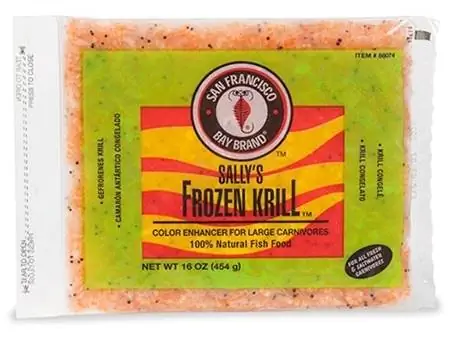 San Francisco Körfezi Markası Sally's Frozen Krill – Premium Seçim