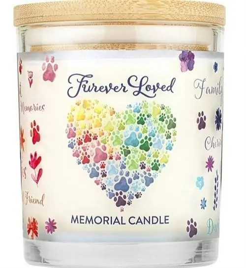 Pet House Furever Loved Memorial Lilin Soya Asli