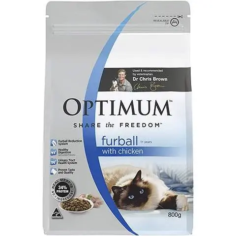 Optimum Furball 1+ Jaar met Hoender Droë Katkos