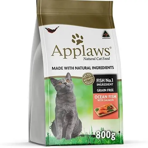 Applaws Tahılsız Okyanus Balıklı & Somonlu Kuru Kedi Maması