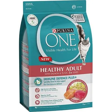 Purina One Adult Salmon and Tuna Dry Cat Food Purina One Adult Salmon and Tuna Dry Cat Food