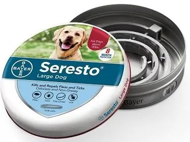 Seresto Collar de prevención de pulgas y garrapatas de 8 meses para perros grandes