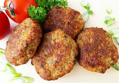 fyra bitar falafel