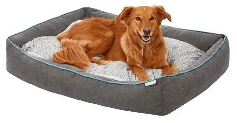 Frisco Sherpa Orthopedic Bolster Cat & Dog საწოლი