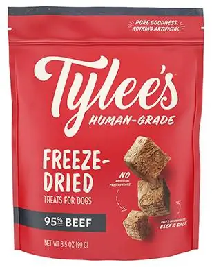 Tylee's Beef Human-Grade Gevriesdroogde Dog Treats