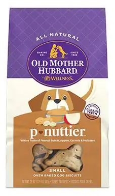 Old Mother Hubbard by Wellness P-Nuttier Natural Small Oven-Oven-Baked Biscuits Dog Treats ขนมสุนัข