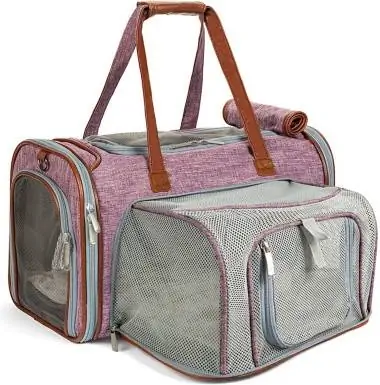 Pan Peanut's Expandable Airline Approved Soft Sided Pet Carrier