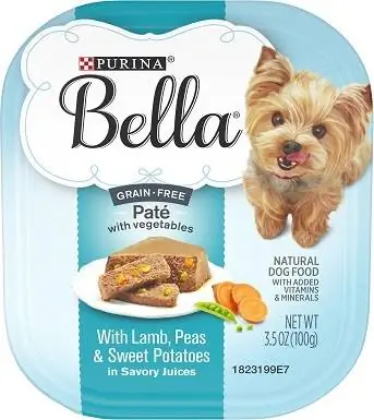 Purina Bella Graanvrye Paté Nat Klein Hondekos Met Lam, Ertjies & Patats