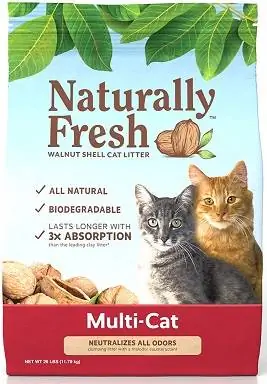 Lettiera per gatti Naturally Fresh – Noce