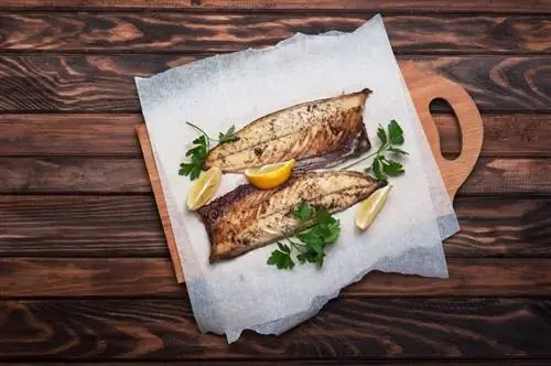 Poisson grillé aux herbes et citron