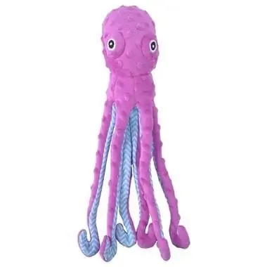 EXPAWLORER DT003-OCTOPUS01 Itlar uchun peluş o'yinchoqlar