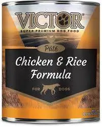 VICTOR Chicken & Rice Formula Paté อาหารสุนัขแบบกระป๋อง