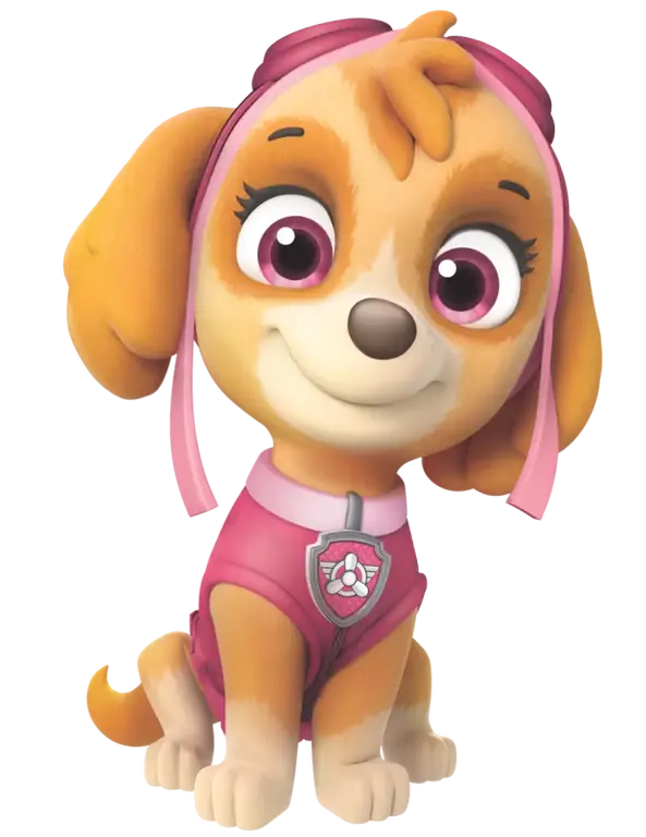 Skye daripada Paw Patrol - Studio Animasi Guru, Spin Master Ltd