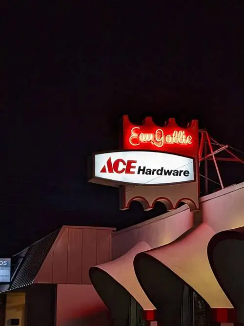 gecə ace hardware işarəsi