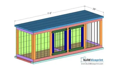 Stor DIY dobbelt hundekennel fra Build Blueprint