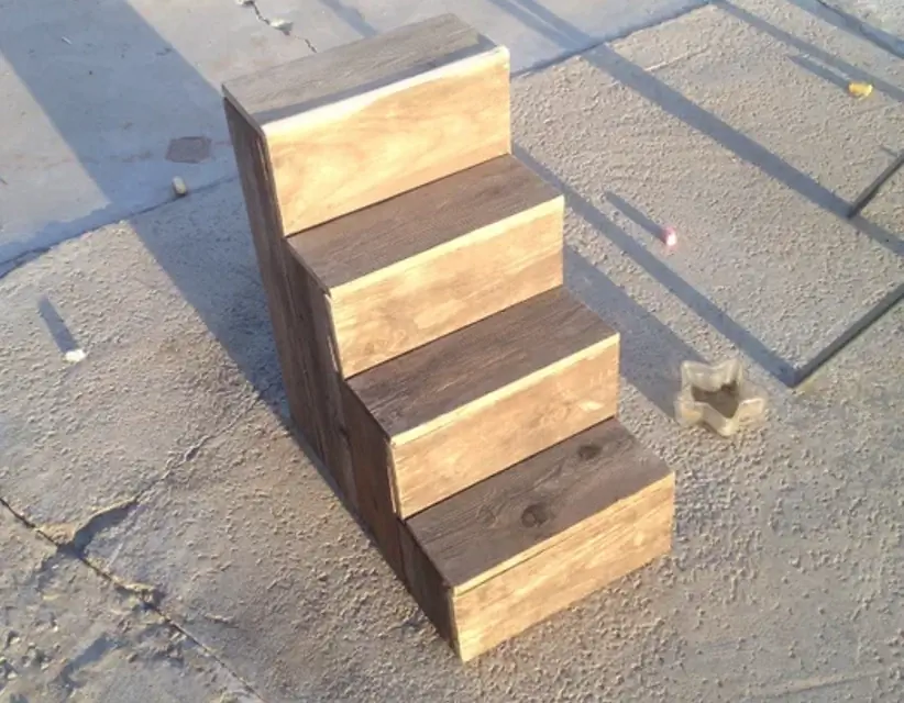 DIY dog stairs