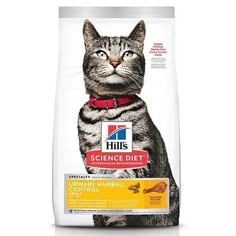 Hill's Science Diet Urinary & Hairball Кургак Мышык Азыгы